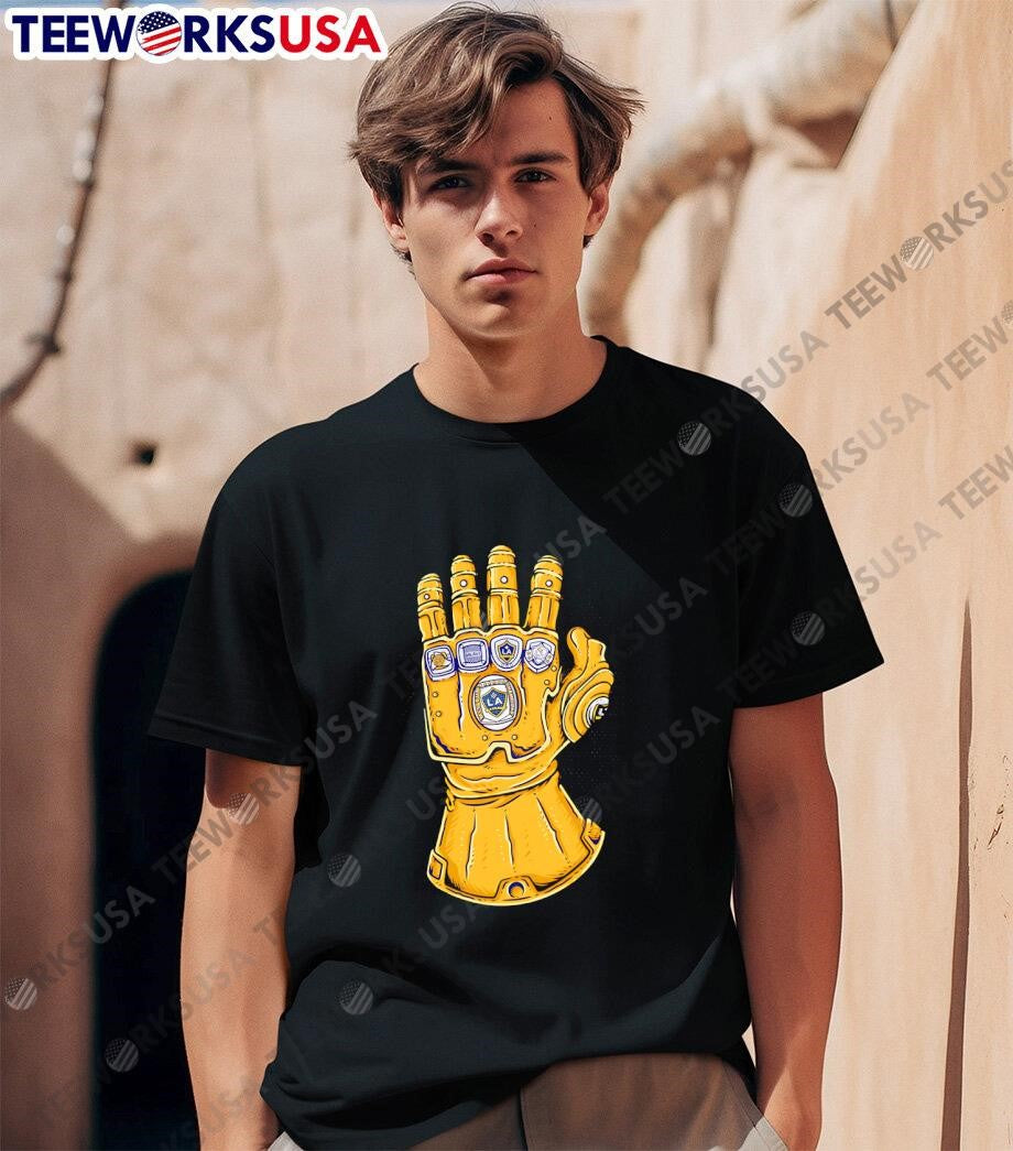LA Galaxy robot hand rings - Adult & Kids T-Shirts, Sweatshirts & Hoodies apparel design preview 1