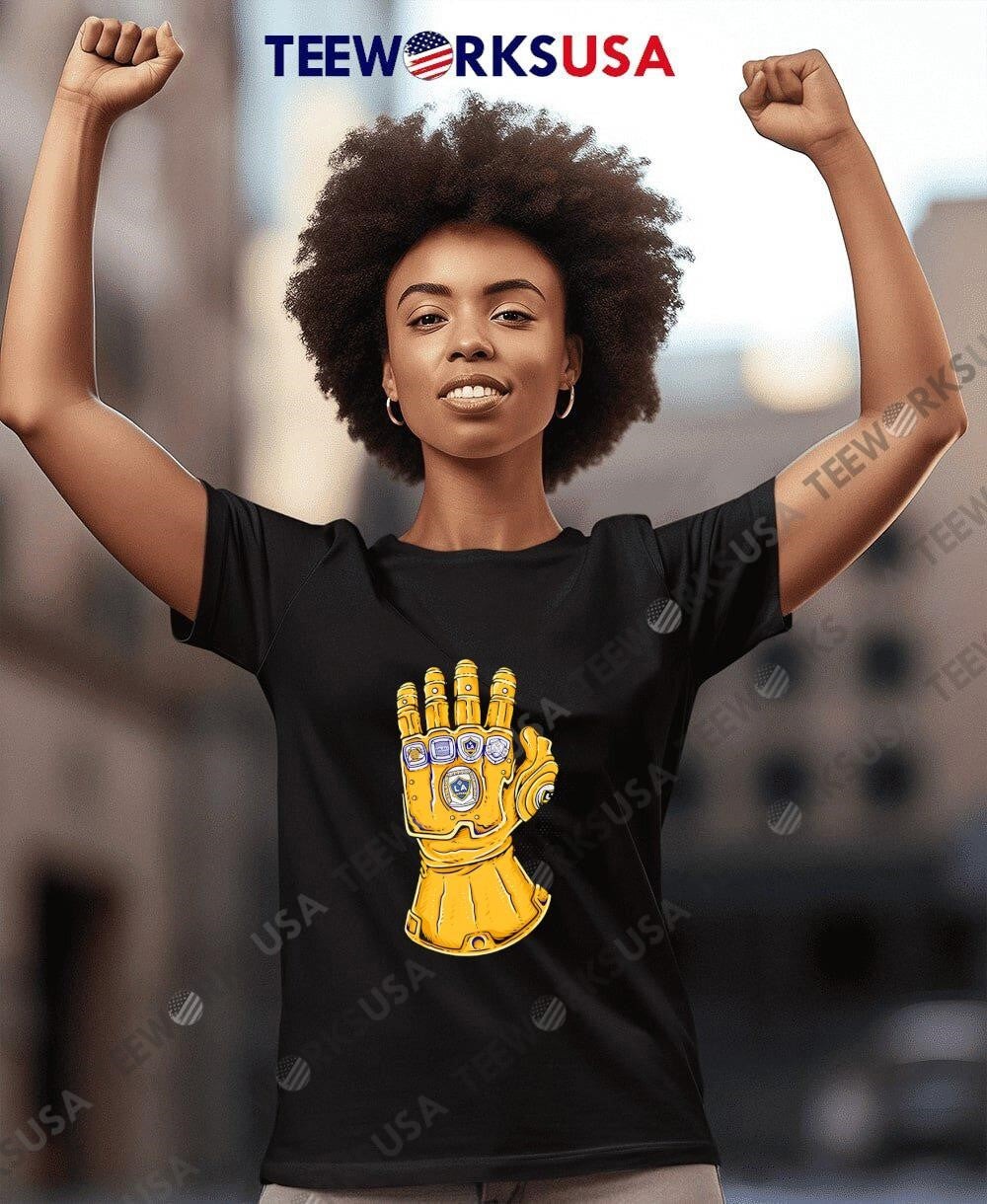 LA Galaxy robot hand rings - Adult & Kids T-Shirts, Sweatshirts & Hoodies apparel design preview 7