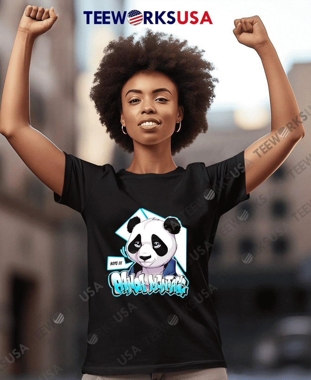 Graffiti Panda Montage Boys - Adult & Kids T-Shirts, Sweatshirts & Hoodies apparel design preview 7
