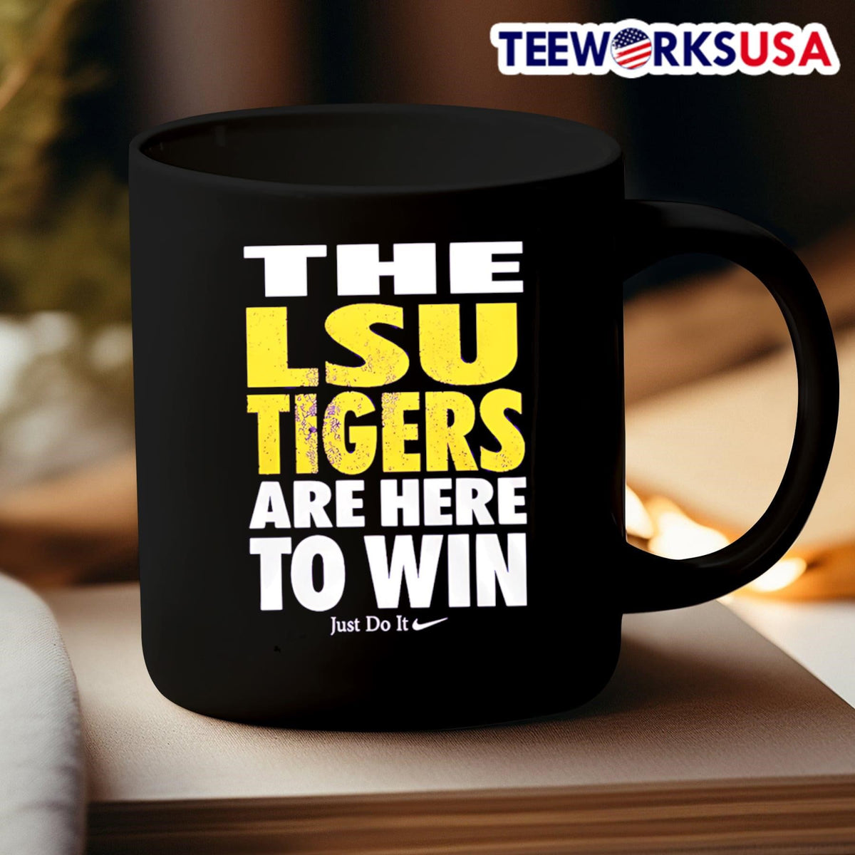 LSU Tigers are here to win - Adult & Kids T-Shirts, Sweatshirts & Hoodies apparel design preview 3
