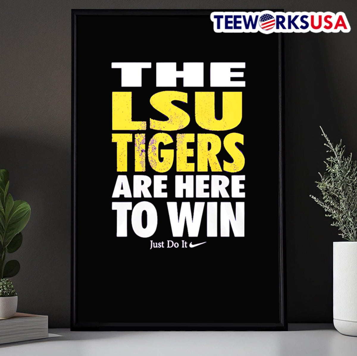 LSU Tigers are here to win - Adult & Kids T-Shirts, Sweatshirts & Hoodies apparel design preview 5