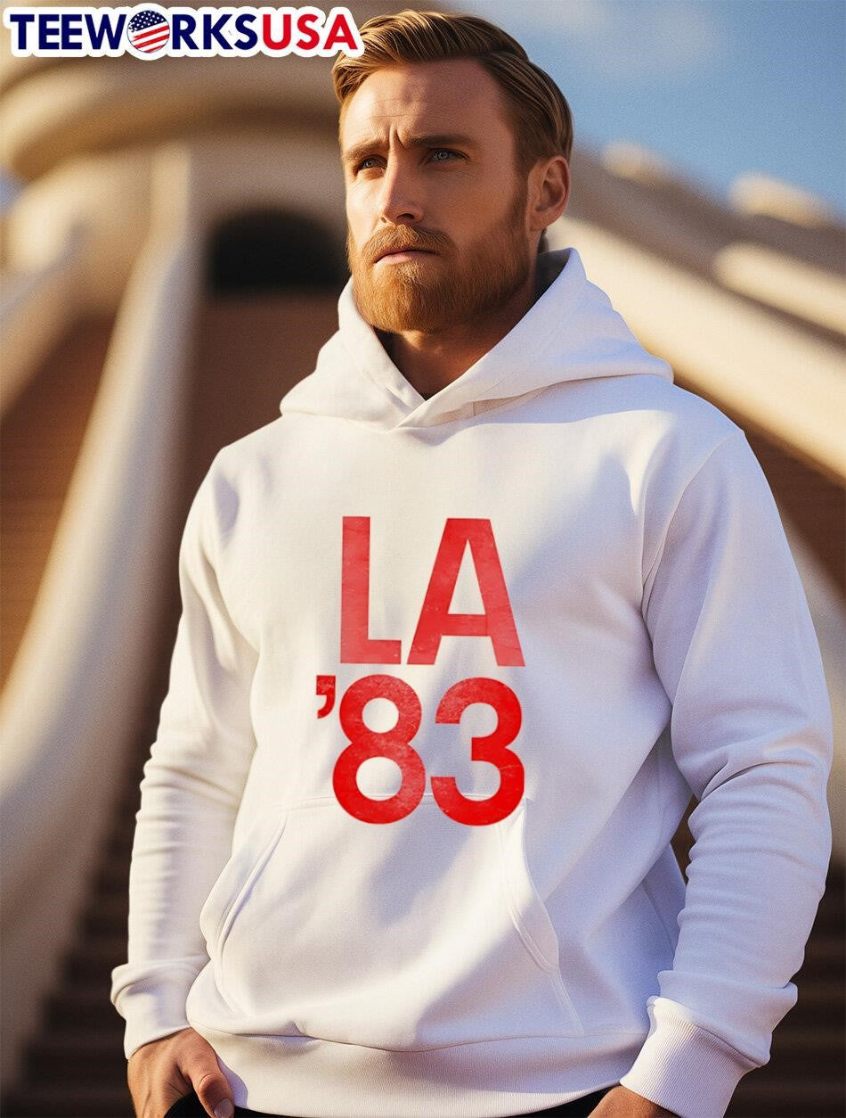 La '83 Garage Sessions - Adult & Kids T-Shirts, Sweatshirts & Hoodies apparel design preview 2