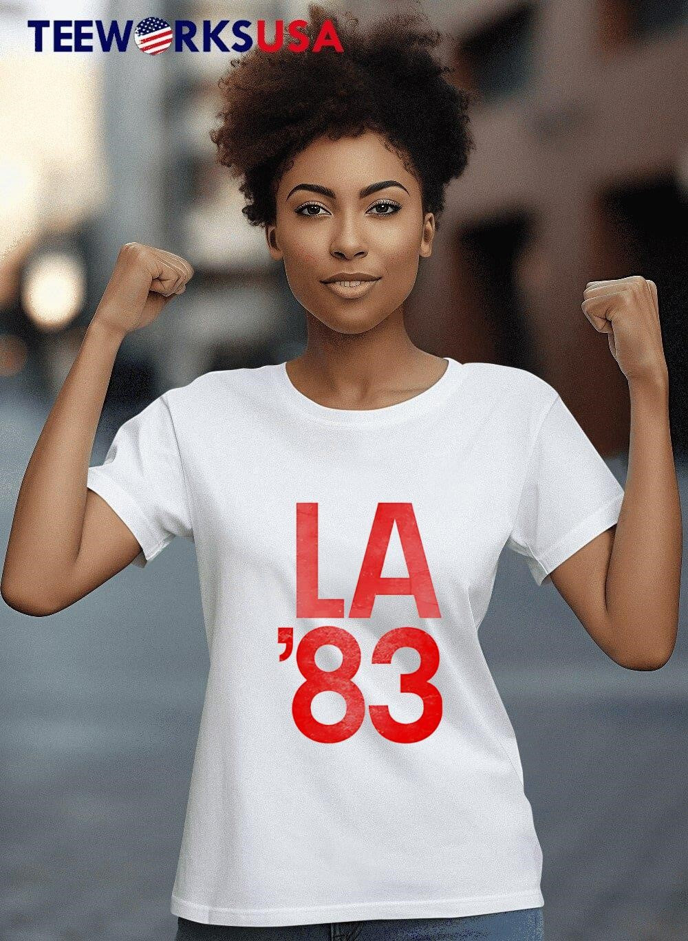 La '83 Garage Sessions - Adult & Kids T-Shirts, Sweatshirts & Hoodies apparel design preview 8