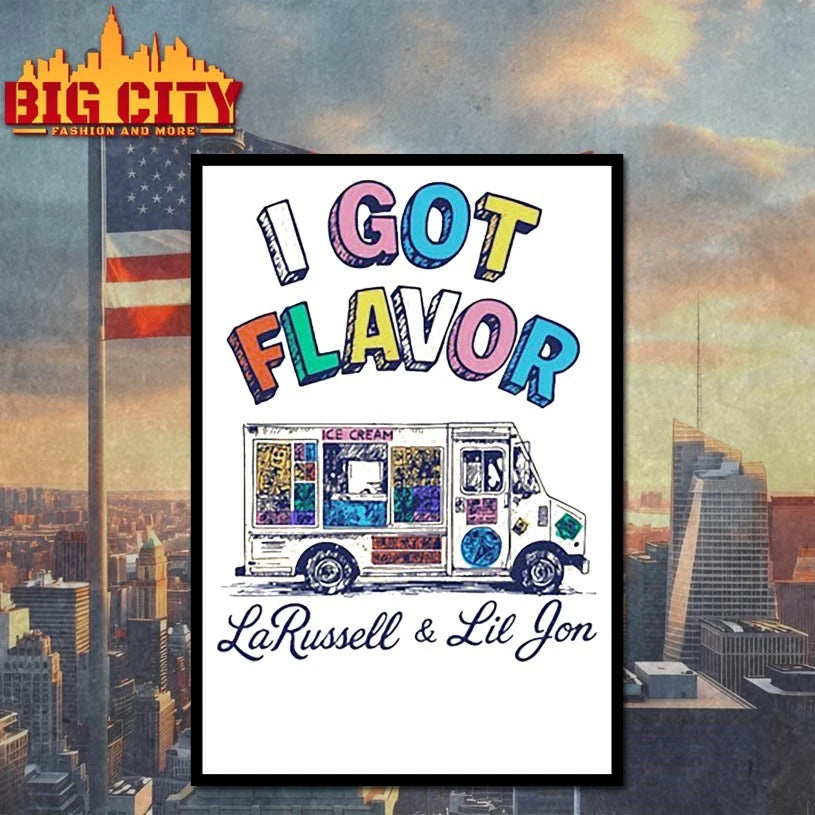 LaRussell I Got Flavor - Adult & Kids T-Shirts, Sweatshirts & Hoodies apparel design preview 4