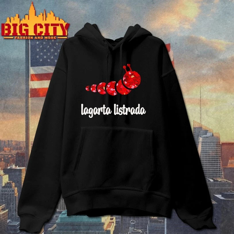 Lagarta Listrada Heart - Adult & Kids T-Shirts, Sweatshirts & Hoodies apparel design preview 2