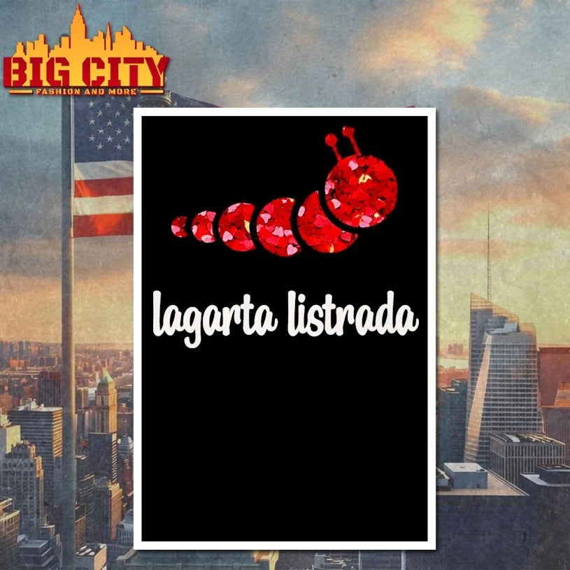 Lagarta Listrada Heart - Adult & Kids T-Shirts, Sweatshirts & Hoodies apparel design preview 4