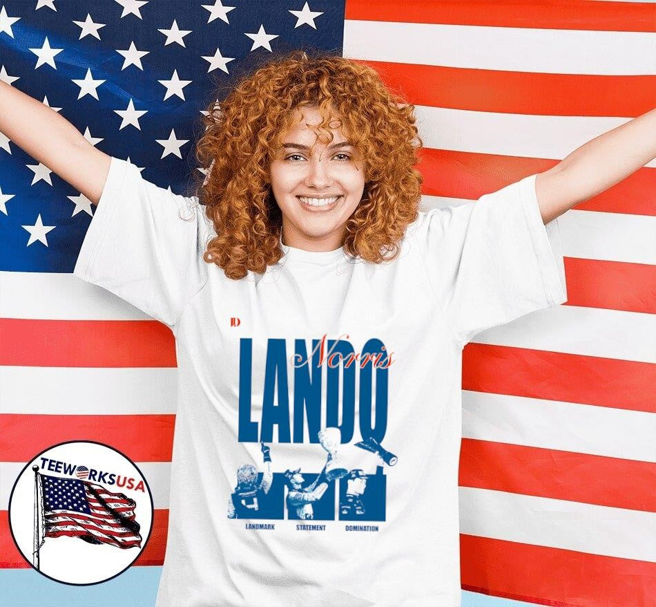 Lando Norris landmark statement domination - Adult & Kids T-Shirts, Sweatshirts & Hoodies apparel design preview 4