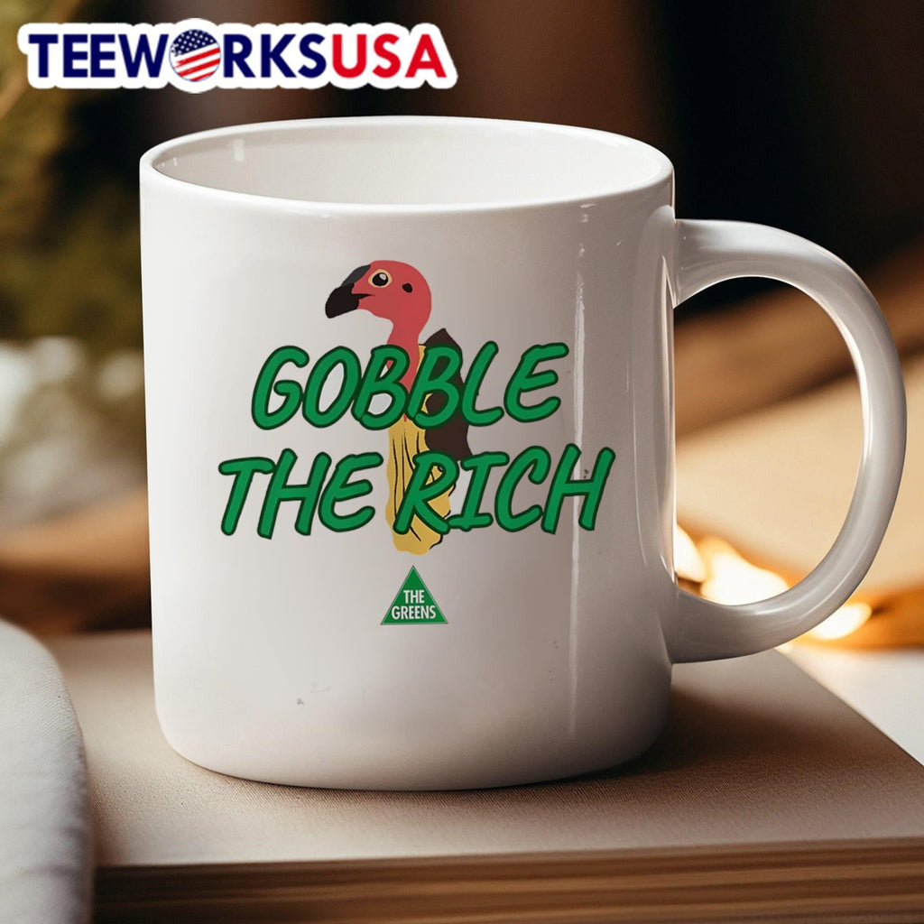 Larissa Waters Gobble the rich - Adult & Kids T-Shirts, Sweatshirts & Hoodies apparel design preview 4
