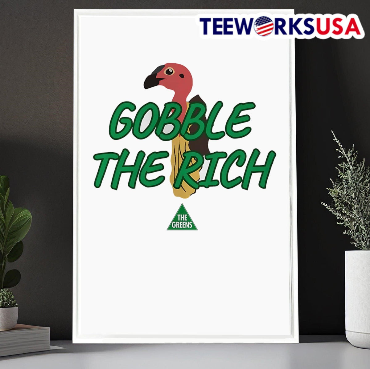 Larissa Waters Gobble the rich - Adult & Kids T-Shirts, Sweatshirts & Hoodies apparel design preview 6