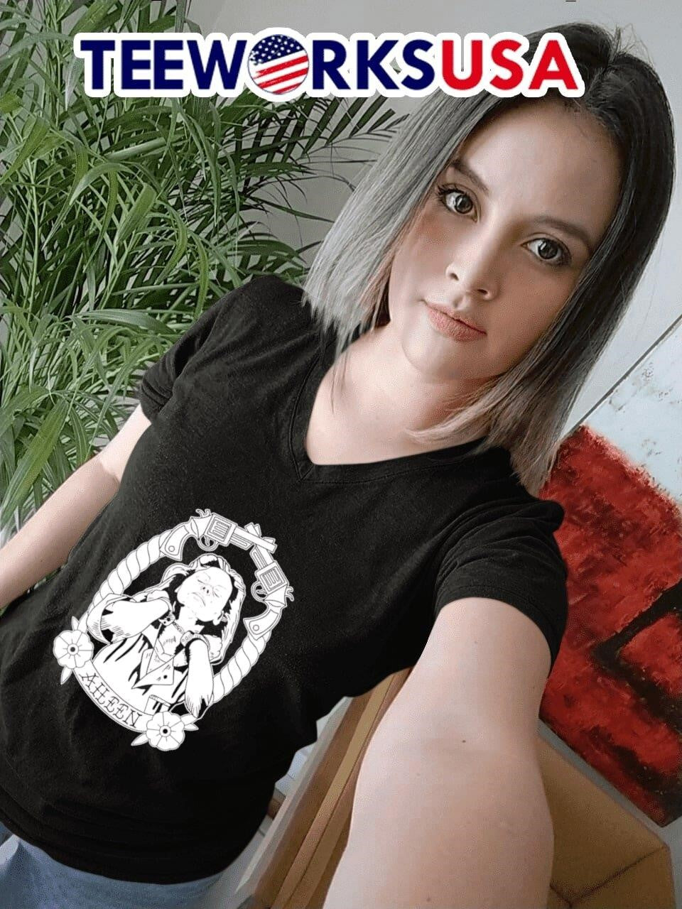 Aileen Wuornos Portrait True Crime Collector - Adult & Kids T-Shirts, Sweatshirts & Hoodies apparel design preview 7