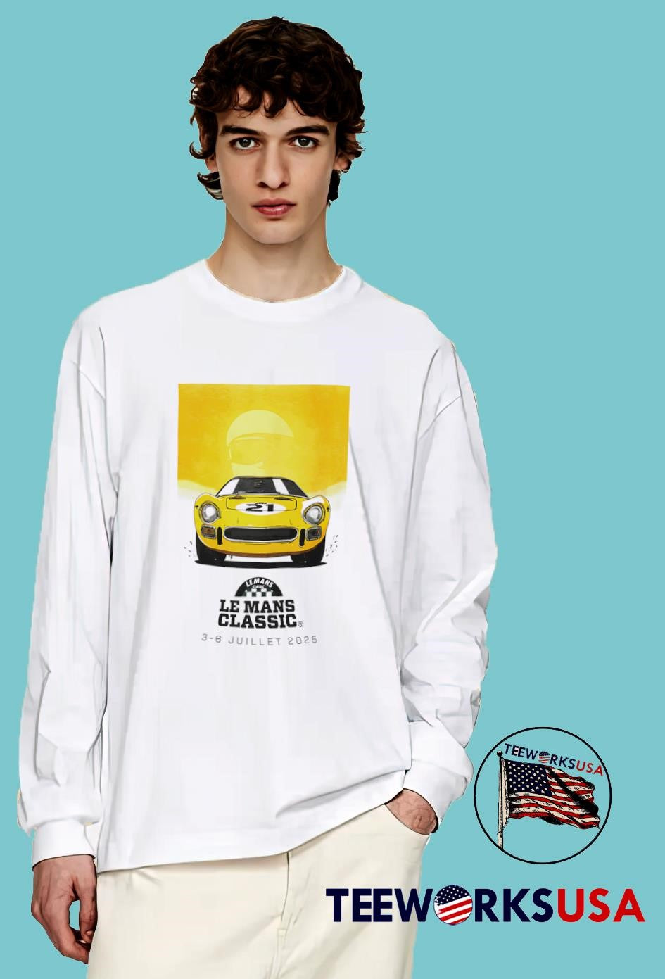 Le Mans Classic Poster juillet 2025 - Adult & Kids T-Shirts, Sweatshirts & Hoodies apparel design preview 3