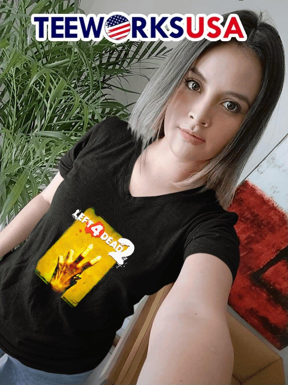 Left 4 Dead 2 hand retro - Adult & Kids T-Shirts, Sweatshirts & Hoodies apparel design preview 7