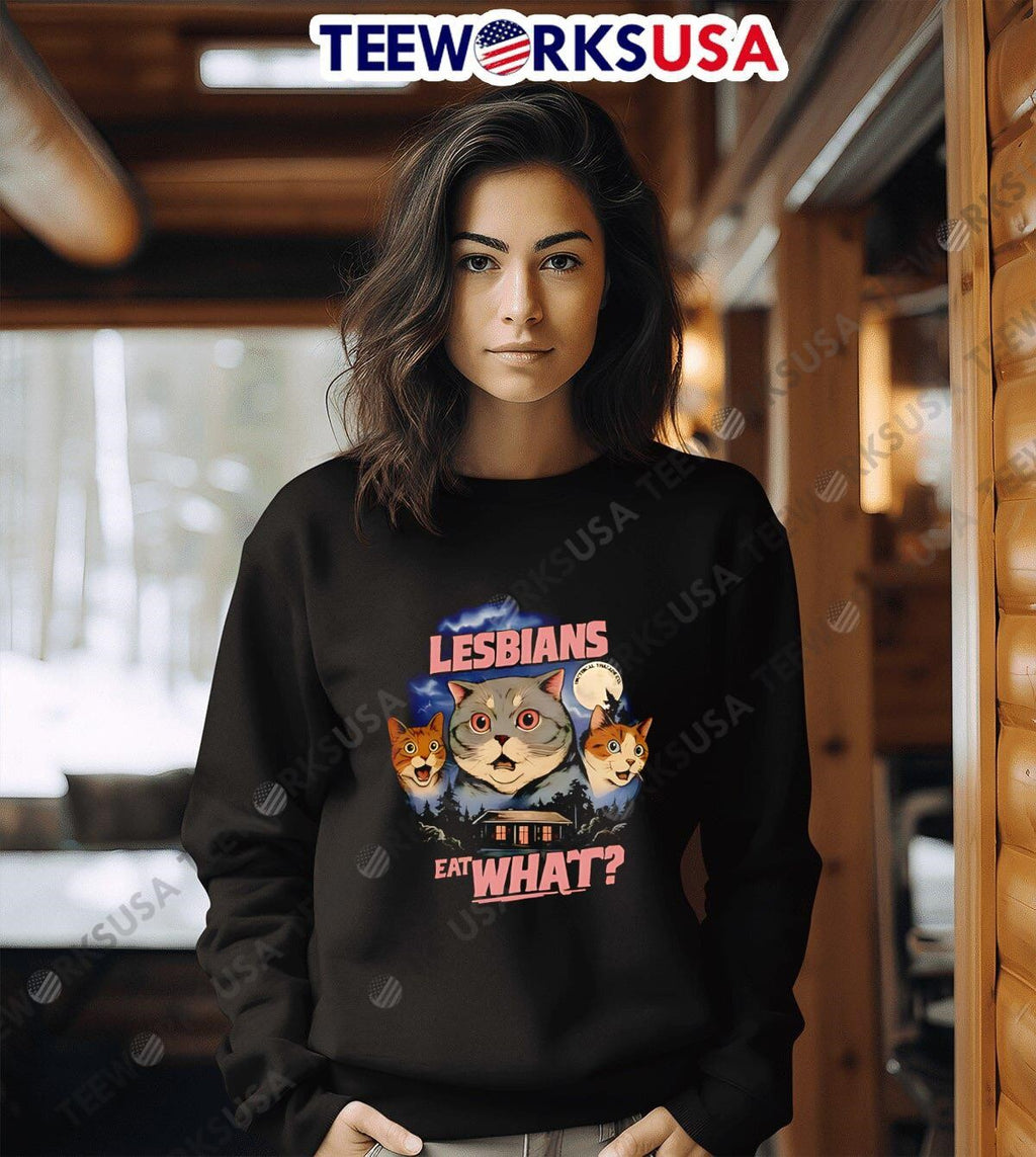 Lesbians eat what Cats - Adult & Kids T-Shirts, Sweatshirts & Hoodies apparel design preview 6