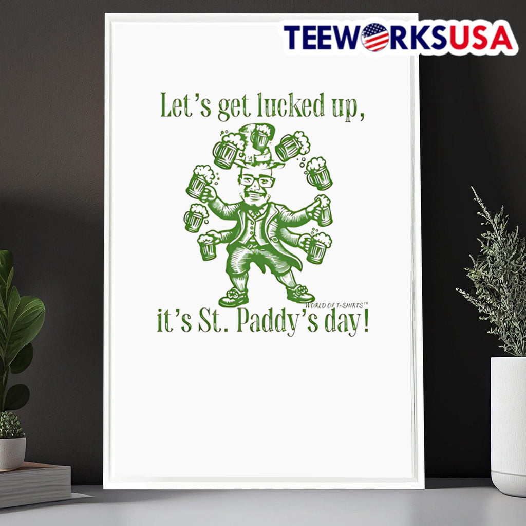 Let's Get Lucked Up It's St Paddy's Day - Adult & Kids T-Shirts, Sweatshirts & Hoodies apparel design preview 6