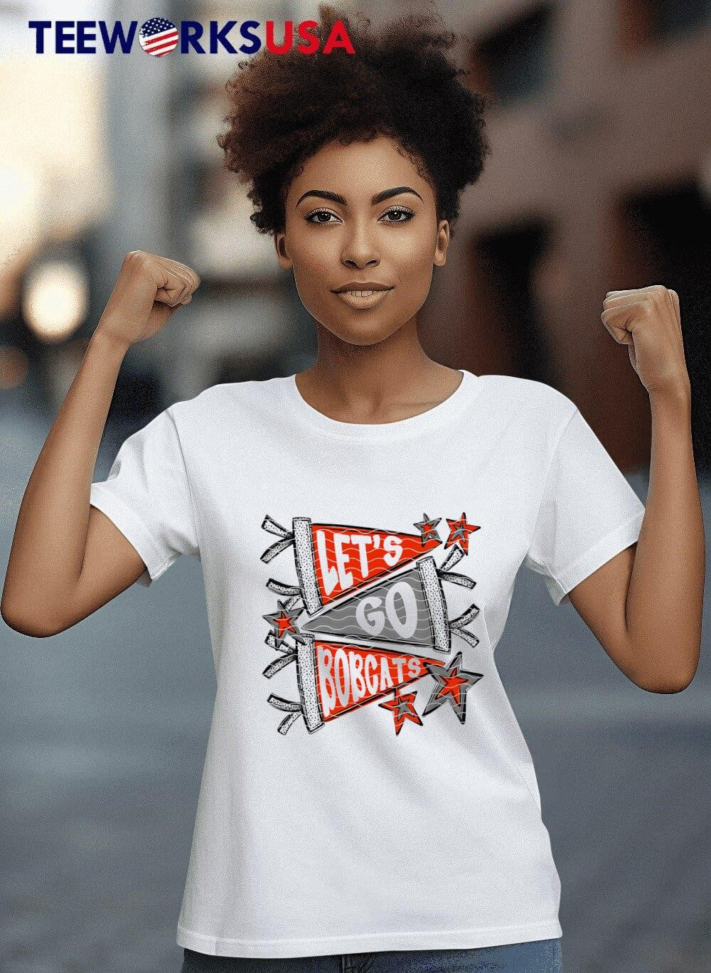 Let's Go Bobcats - Adult & Kids T-Shirts, Sweatshirts & Hoodies apparel design preview 8