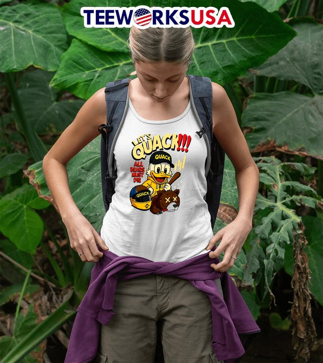 Let's Quack All Bears Must Die - Adult & Kids T-Shirts, Sweatshirts & Hoodies apparel design preview 5
