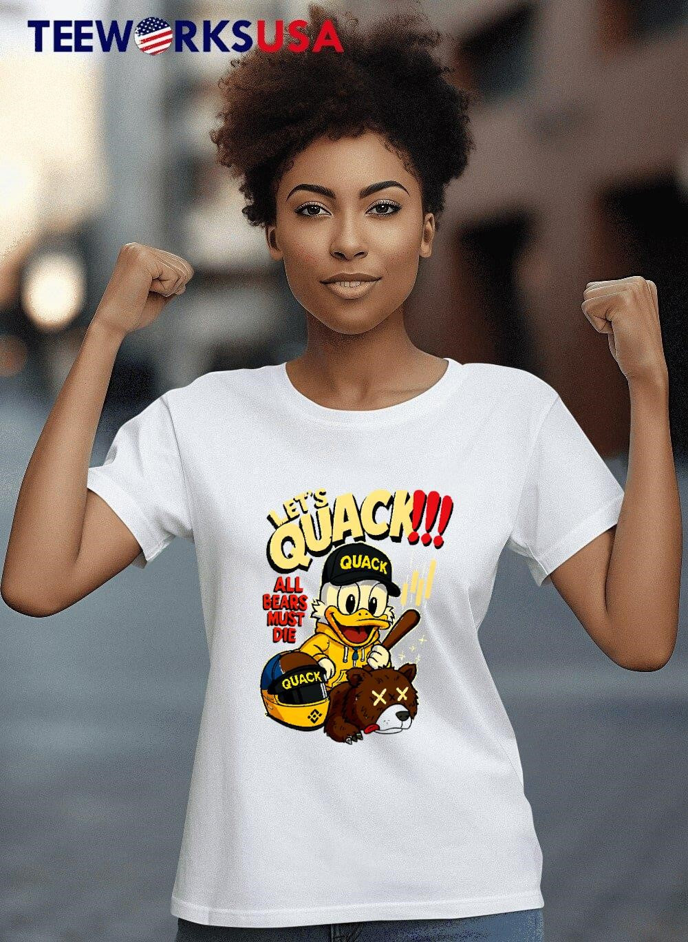 Let's Quack All Bears Must Die - Adult & Kids T-Shirts, Sweatshirts & Hoodies apparel design preview 8