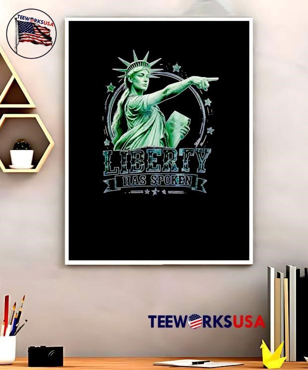 Liberty Has Spoken Statue Pointing Finger Dont You - Adult & Kids T-Shirts, Sweatshirts & Hoodies apparel design preview 5