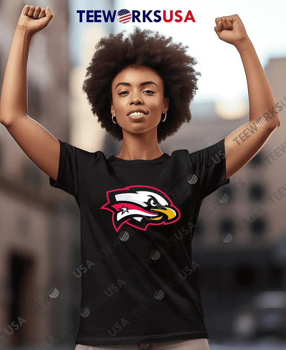 Liberty University Eagles Mascot Logo - Adult & Kids T-Shirts, Sweatshirts & Hoodies apparel design preview 7