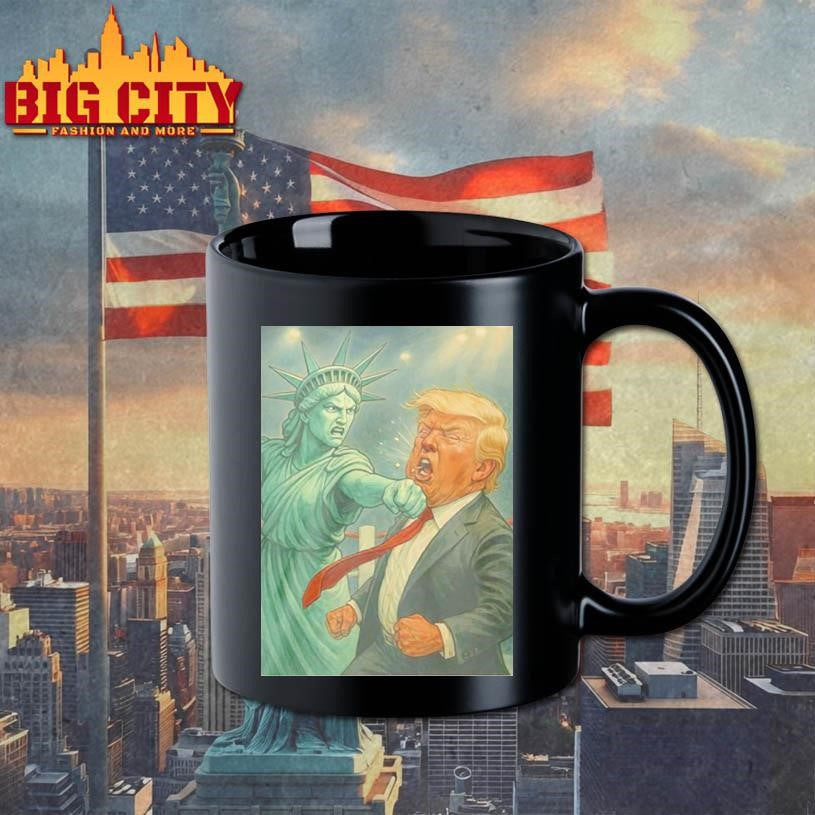 Liberty Vs Trump Iconic Showdown 2025 New - Adult & Kids T-Shirts, Sweatshirts & Hoodies apparel design preview 3