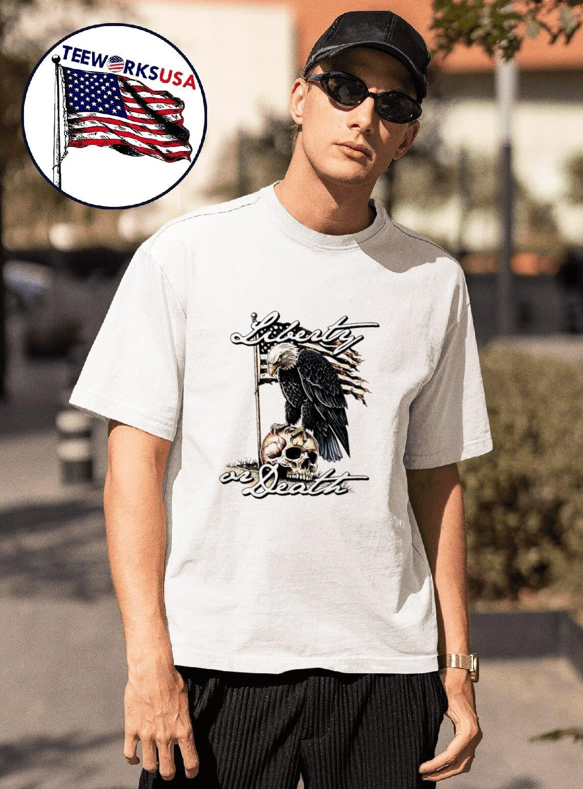 Liberty or Death Eagle - Adult & Kids T-Shirts, Sweatshirts & Hoodies apparel design preview 1