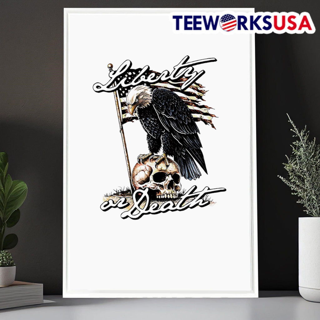 Liberty or Death Eagle - Adult & Kids T-Shirts, Sweatshirts & Hoodies apparel design preview 6