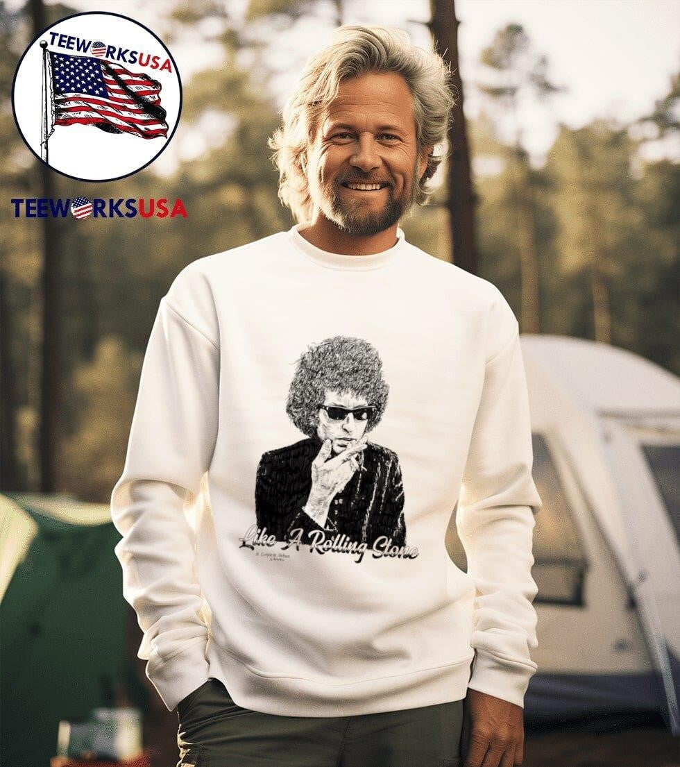 Like a Rolling Stone complete unknown - Adult & Kids T-Shirts, Sweatshirts & Hoodies apparel design preview 3