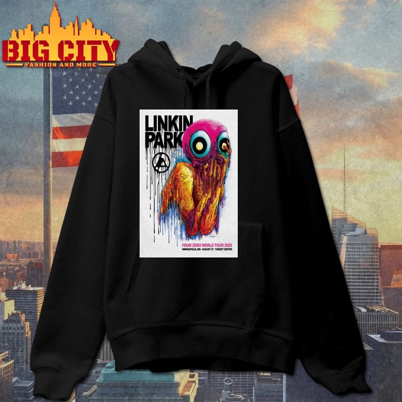 Linkin Park Minneapolis, MN August 27, 2025 Target - Adult & Kids T-Shirts, Sweatshirts & Hoodies apparel design preview 2