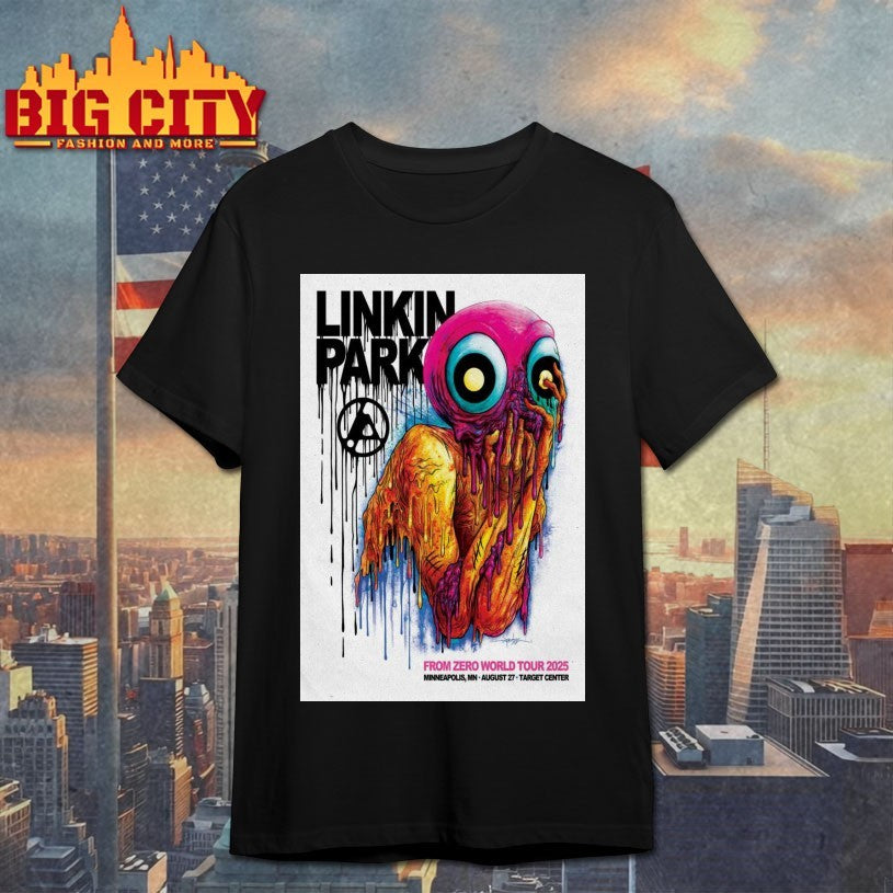 Linkin Park Minneapolis, MN August 27, 2025 Target - Adult & Kids T-Shirts, Sweatshirts & Hoodies apparel design preview 1