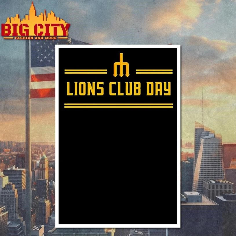 Lions Club Day Trident - Adult & Kids T-Shirts, Sweatshirts & Hoodies apparel design preview 4