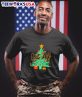 Lit AF Christmas tree - Adult & Kids T-Shirts, Sweatshirts & Hoodies apparel design preview 1