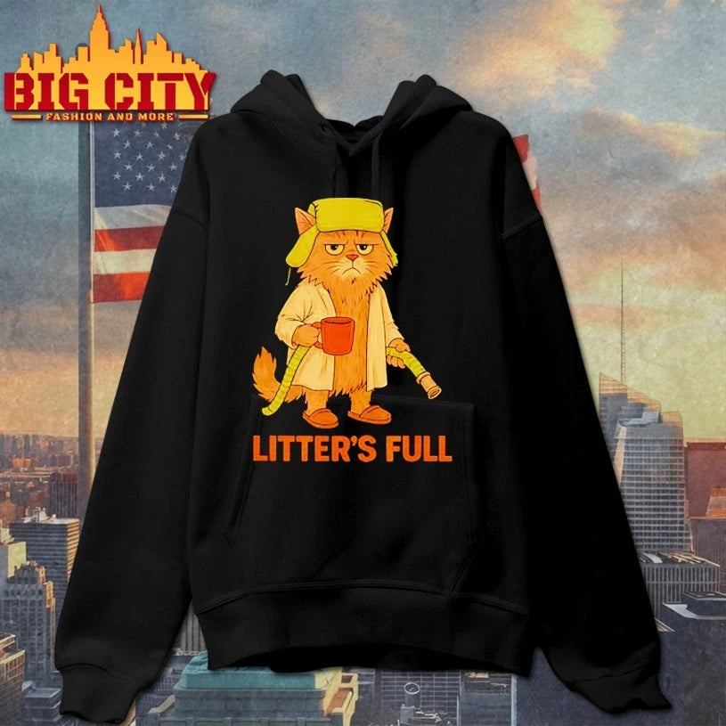 Litter's Full Cat Parody - Adult & Kids T-Shirts, Sweatshirts & Hoodies apparel design preview 2