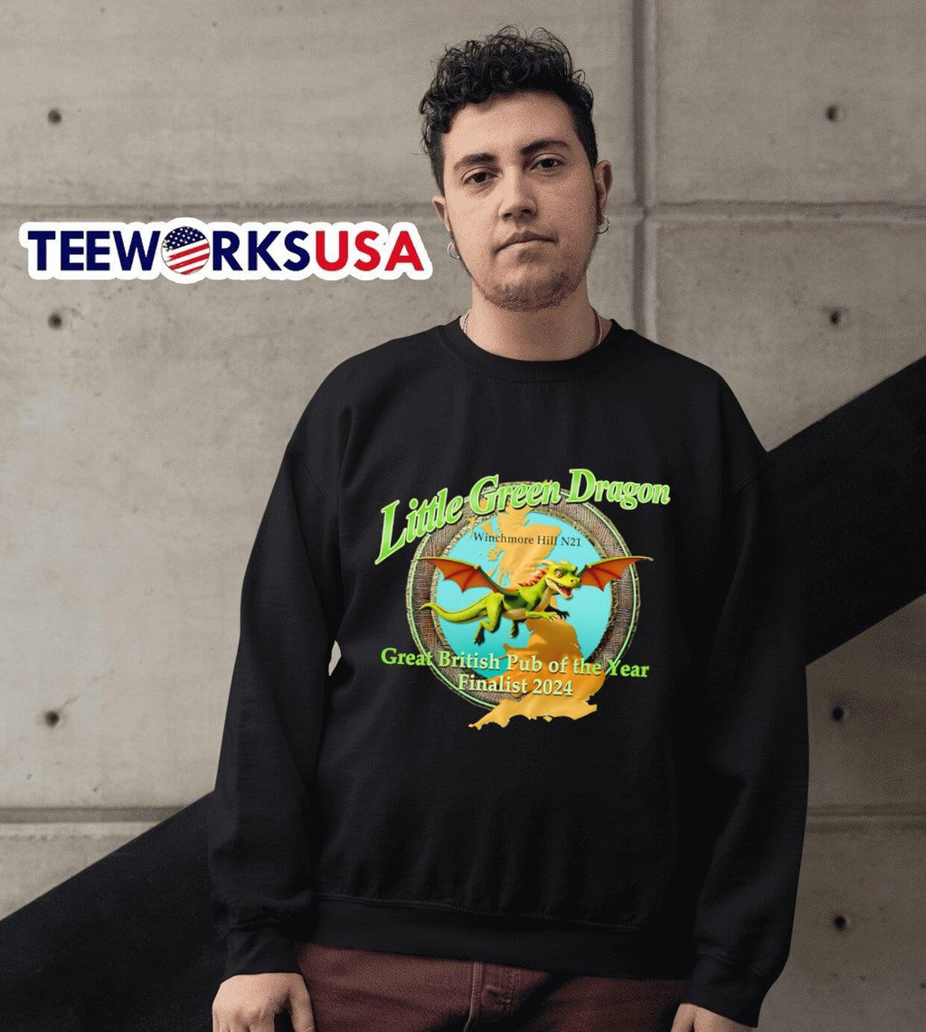 Little Green Dragon great British pub of the year - Adult & Kids T-Shirts, Sweatshirts & Hoodies apparel design preview 6