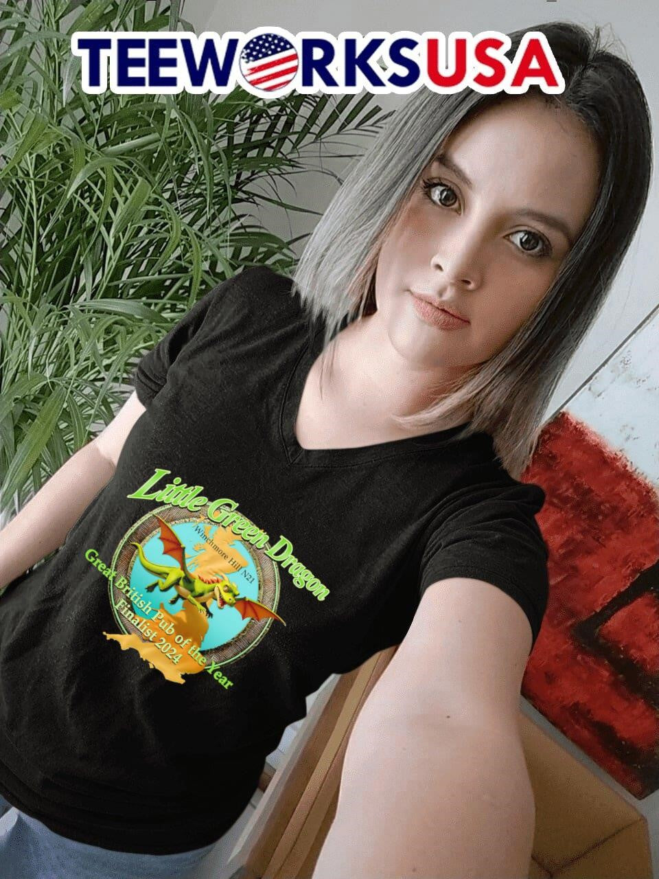 Little Green Dragon great British pub of the year - Adult & Kids T-Shirts, Sweatshirts & Hoodies apparel design preview 7