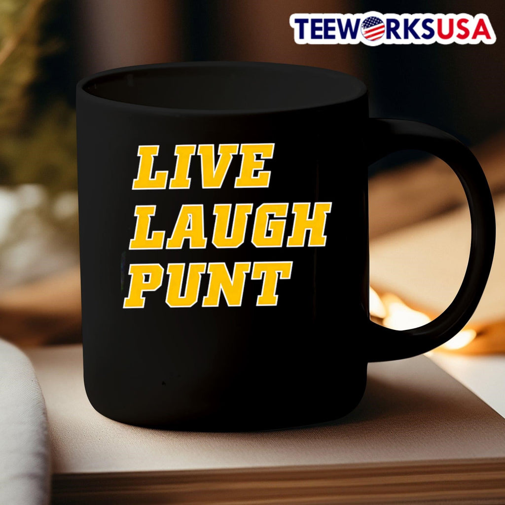 Live laugh punt Iowa Hawkeyes - Adult & Kids T-Shirts, Sweatshirts & Hoodies apparel design preview 3