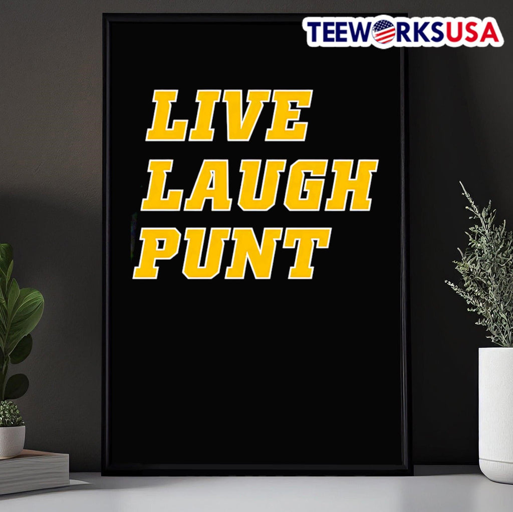 Live laugh punt Iowa Hawkeyes - Adult & Kids T-Shirts, Sweatshirts & Hoodies apparel design preview 5