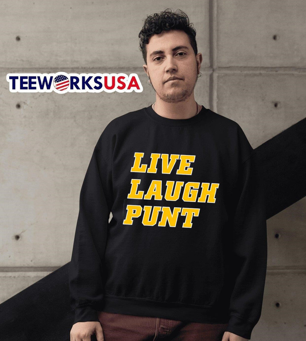 Live laugh punt Iowa Hawkeyes - Adult & Kids T-Shirts, Sweatshirts & Hoodies apparel design preview 6