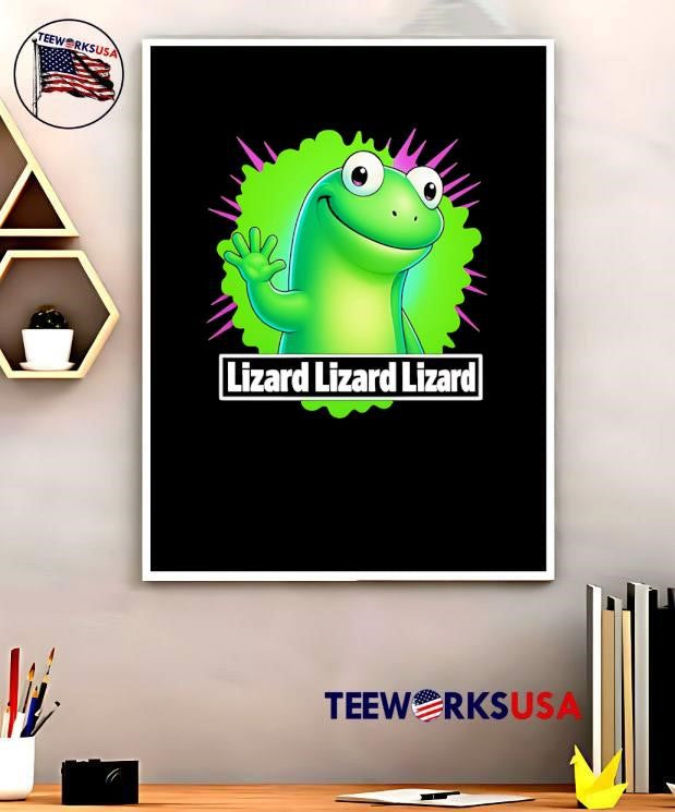 Lizard Weirdcore Animal - Adult & Kids T-Shirts, Sweatshirts & Hoodies apparel design preview 5