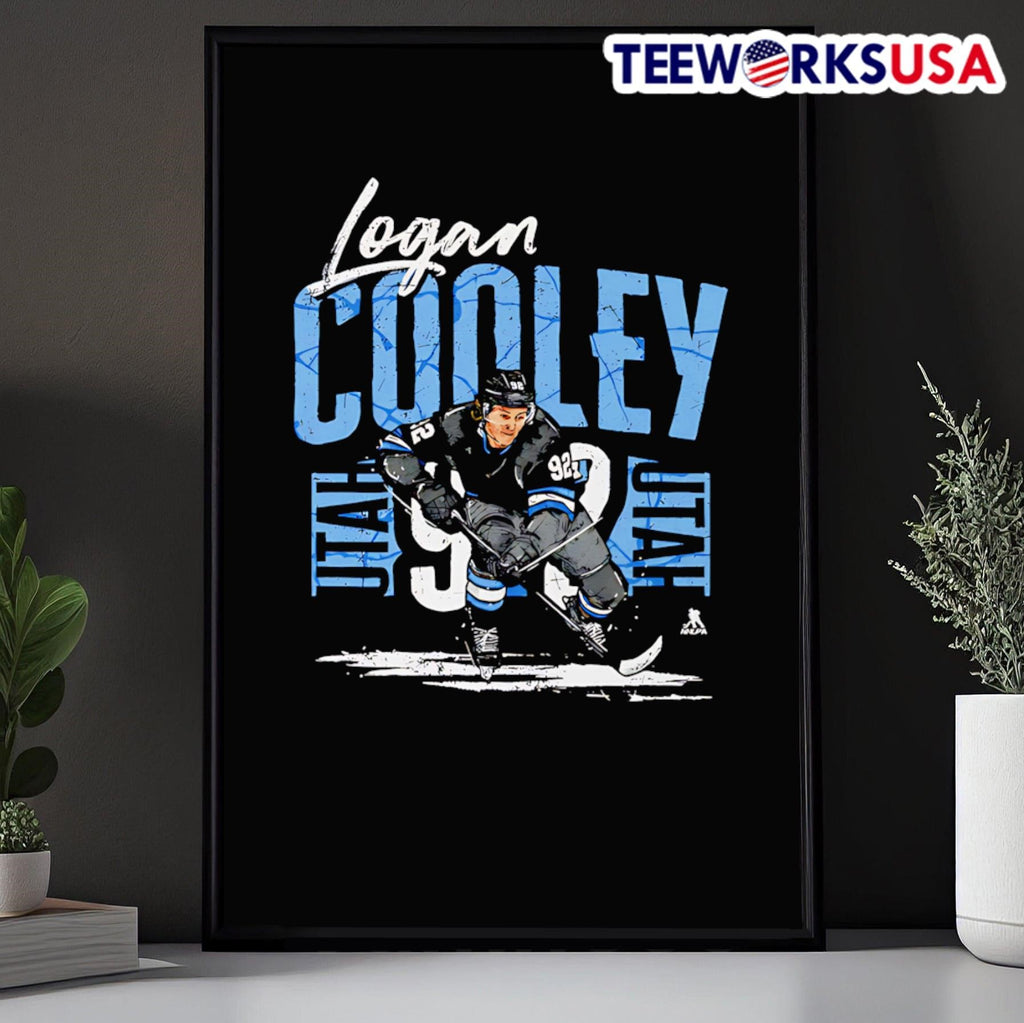 Logan Cooley Utah hockey player name - Adult & Kids T-Shirts, Sweatshirts & Hoodies apparel design preview 5