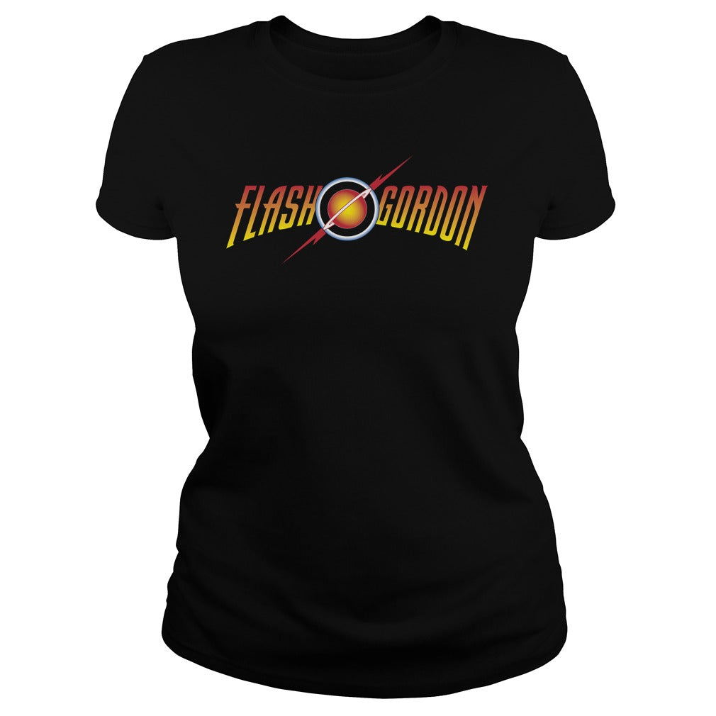 Logo Flash Gordon Black - Adult & Kids T-Shirts, Sweatshirts & Hoodies apparel design preview 2