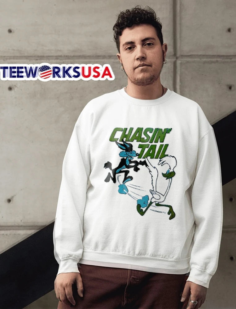 Looney Tunes Chasin Tail Cartoon - Adult & Kids T-Shirts, Sweatshirts & Hoodies apparel design preview 6