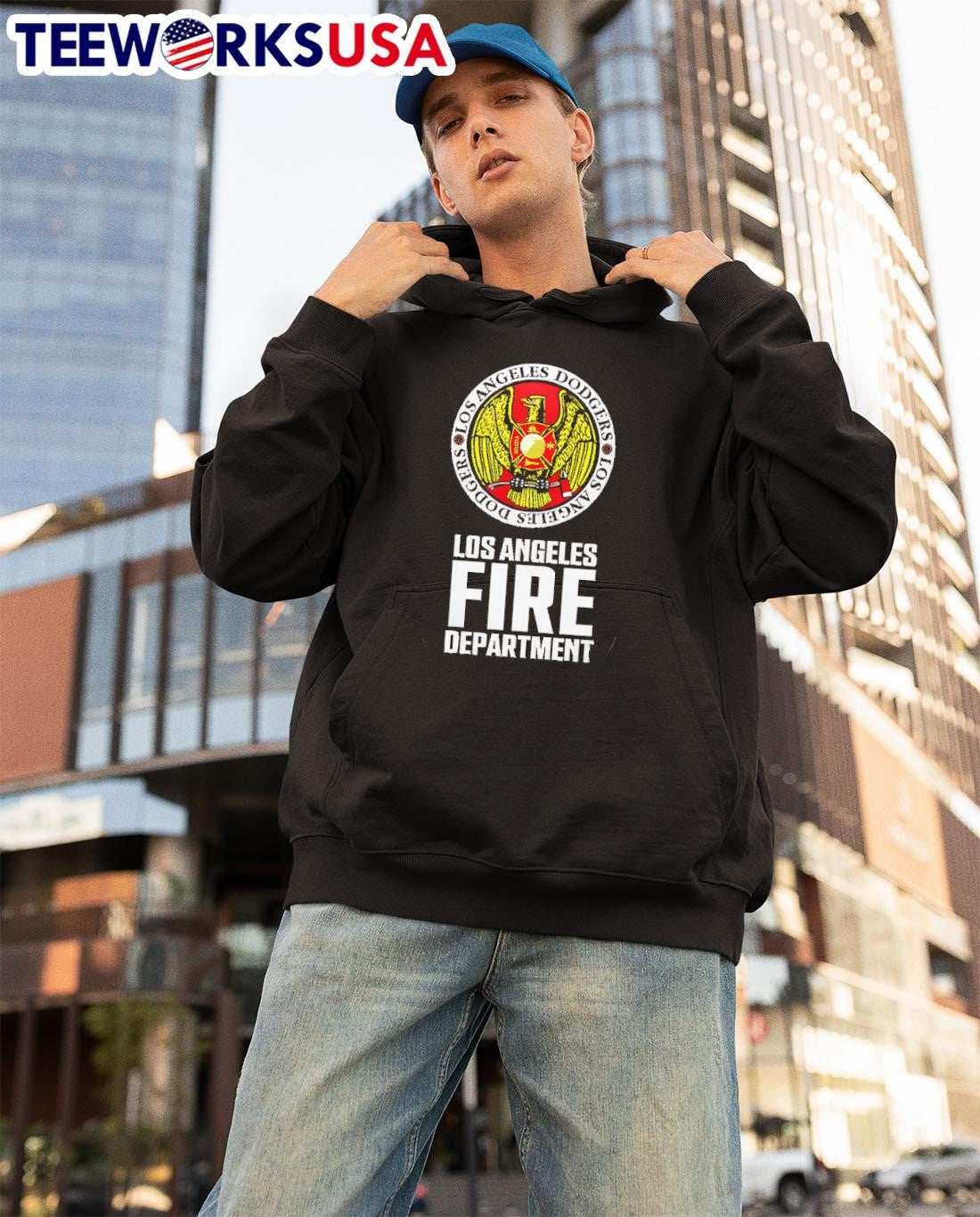 Los Angeles Dodgers 2025 Support Those Impacted By - Adult & Kids T-Shirts, Sweatshirts & Hoodies apparel design preview 3