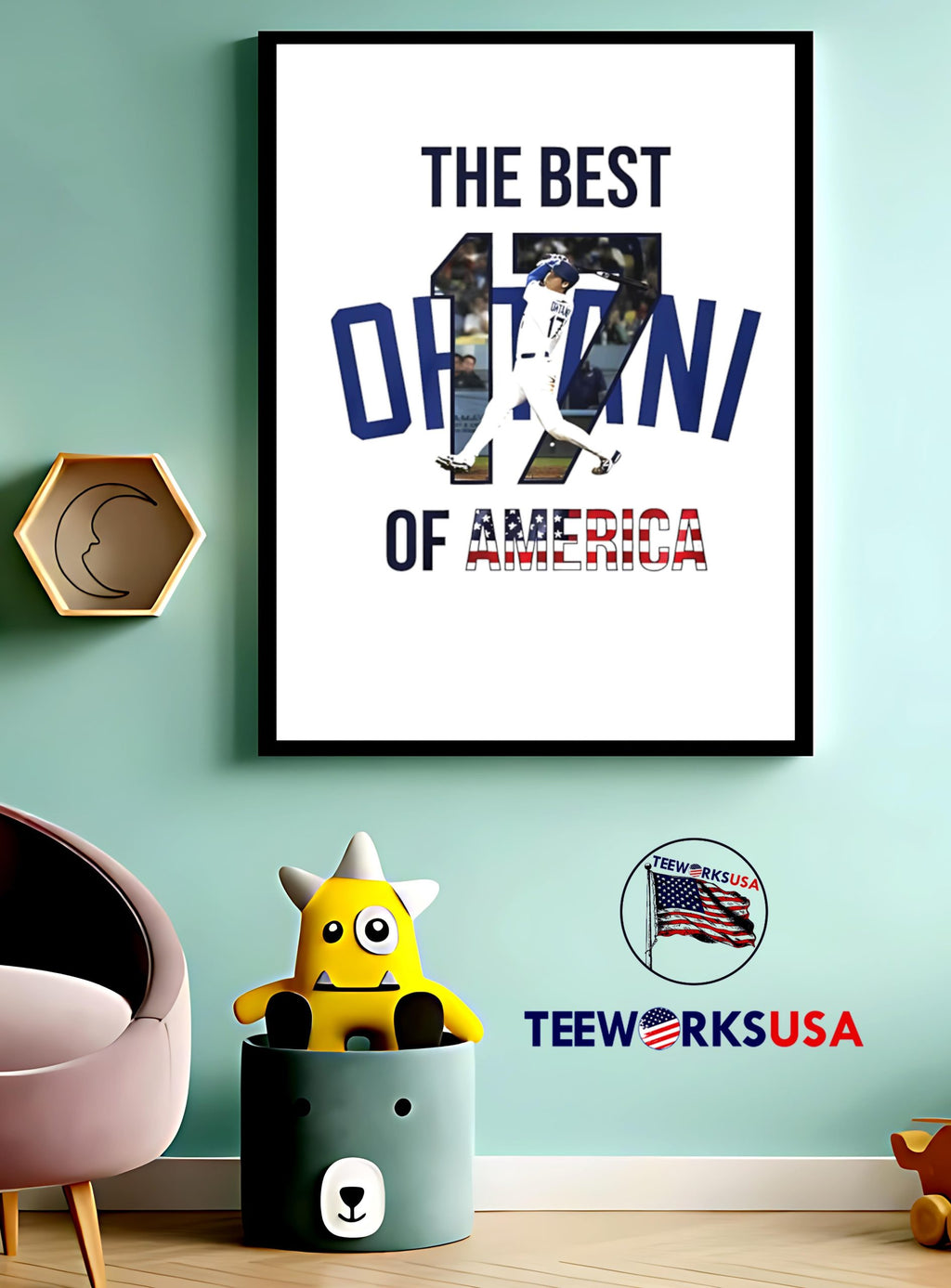 Los Angeles Dodgers Shohei Ohtani The Best 17 Of - Adult & Kids T-Shirts, Sweatshirts & Hoodies apparel design preview 3
