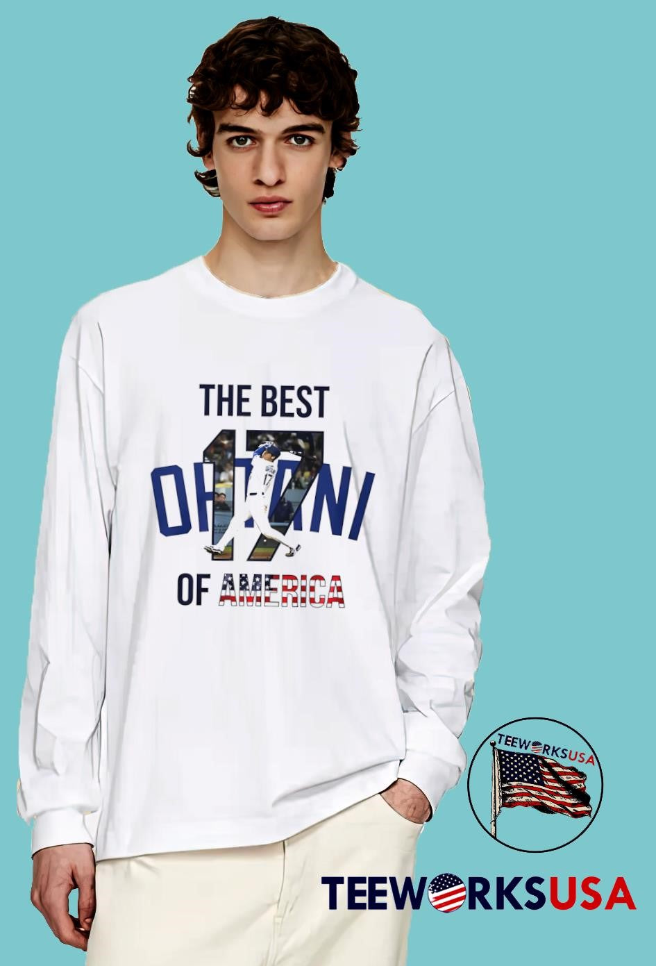 Los Angeles Dodgers Shohei Ohtani The Best 17 Of - Adult & Kids T-Shirts, Sweatshirts & Hoodies apparel design preview 4