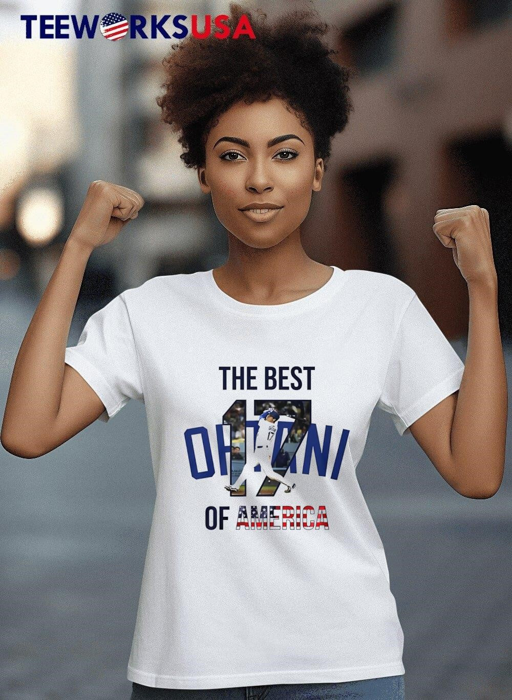 Los Angeles Dodgers Shohei Ohtani The Best 17 Of - Adult & Kids T-Shirts, Sweatshirts & Hoodies apparel design preview 8