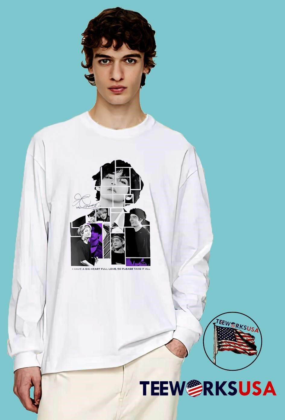 Los Angeles Dodgers x V BTS Baseball - Adult & Kids T-Shirts, Sweatshirts & Hoodies apparel design preview 4