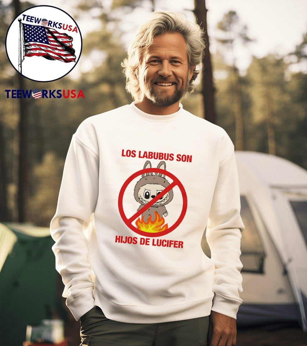 Los Labubus Son Hijos De Lucifer - Adult & Kids T-Shirts, Sweatshirts & Hoodies apparel design preview 3