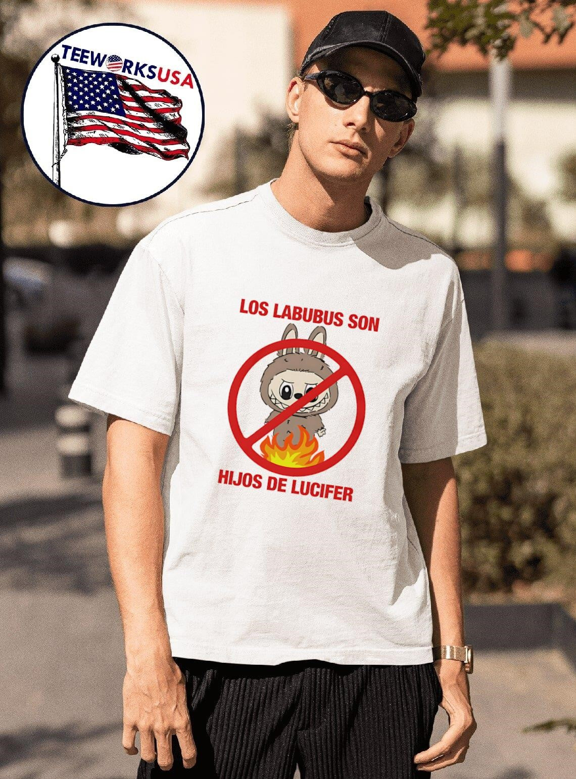 Los Labubus Son Hijos De Lucifer - Adult & Kids T-Shirts, Sweatshirts & Hoodies apparel design preview 1