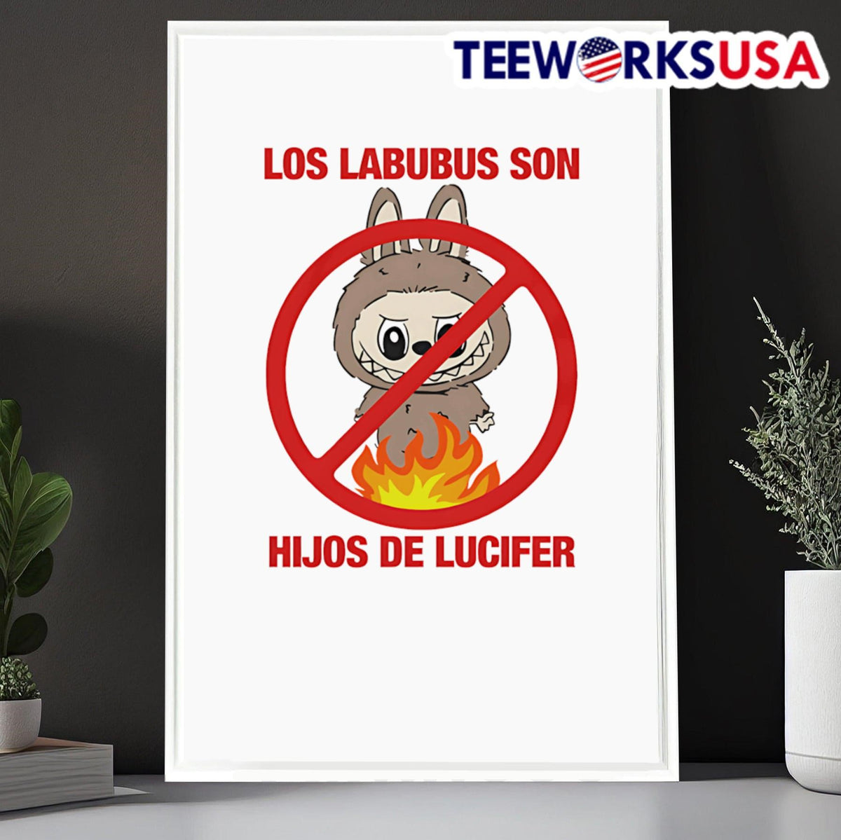 Los Labubus Son Hijos De Lucifer - Adult & Kids T-Shirts, Sweatshirts & Hoodies apparel design preview 6