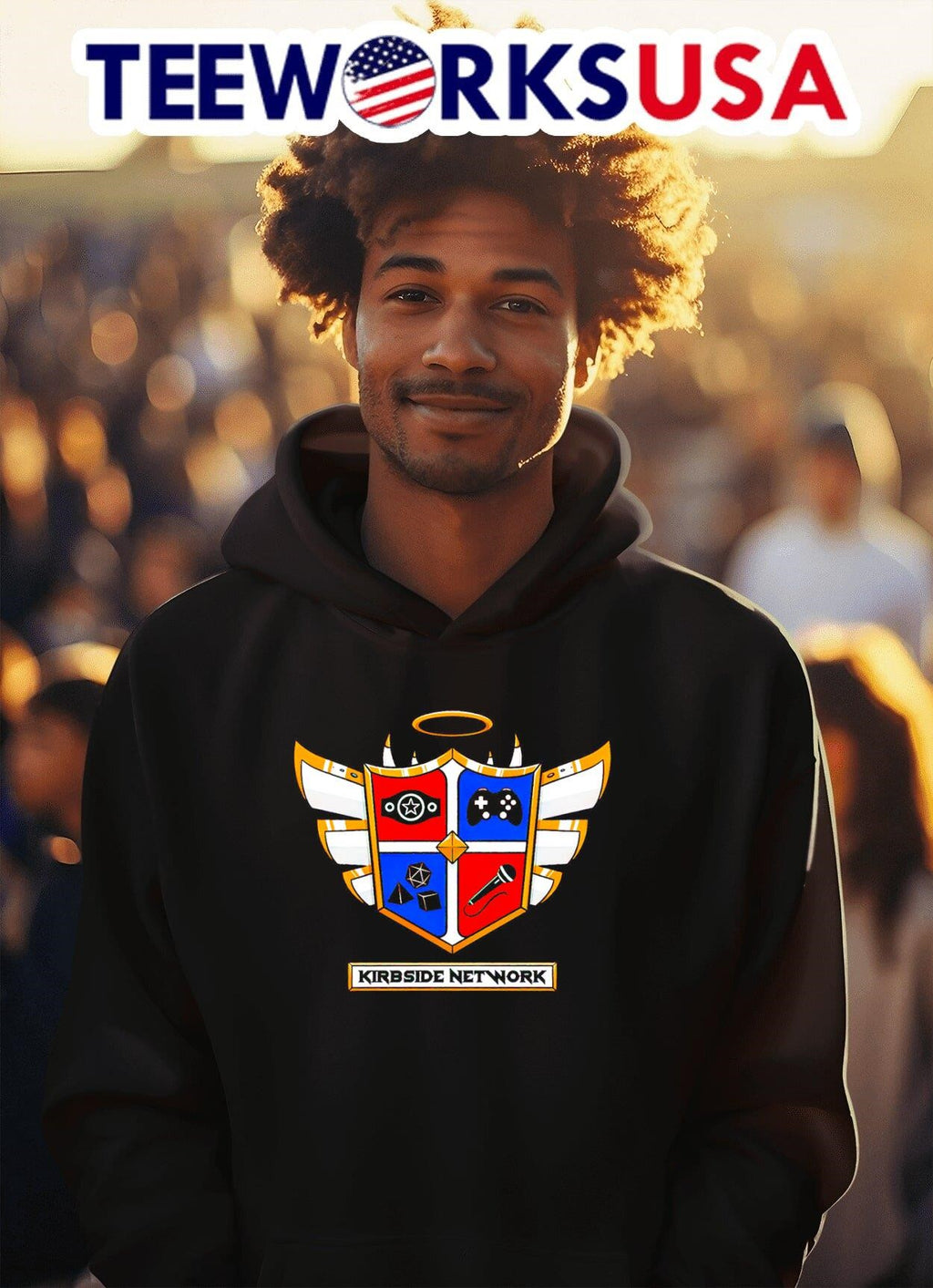 Lost boy Kirby Kirbside network logo - Adult & Kids T-Shirts, Sweatshirts & Hoodies apparel design preview 2